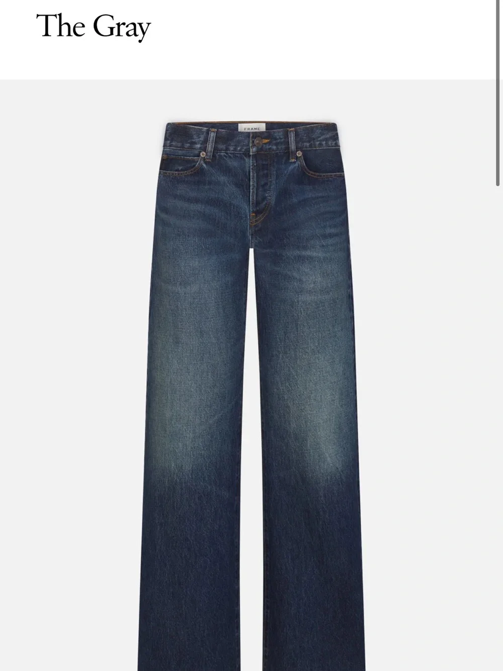 Frame Denim Men’s Dark Blue Bootcut Jeans
